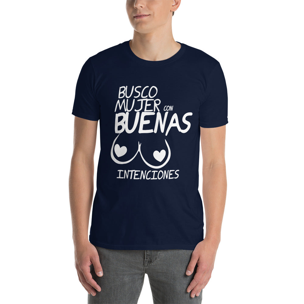 Camiseta - Busco Mujer con Buenas Intenciones