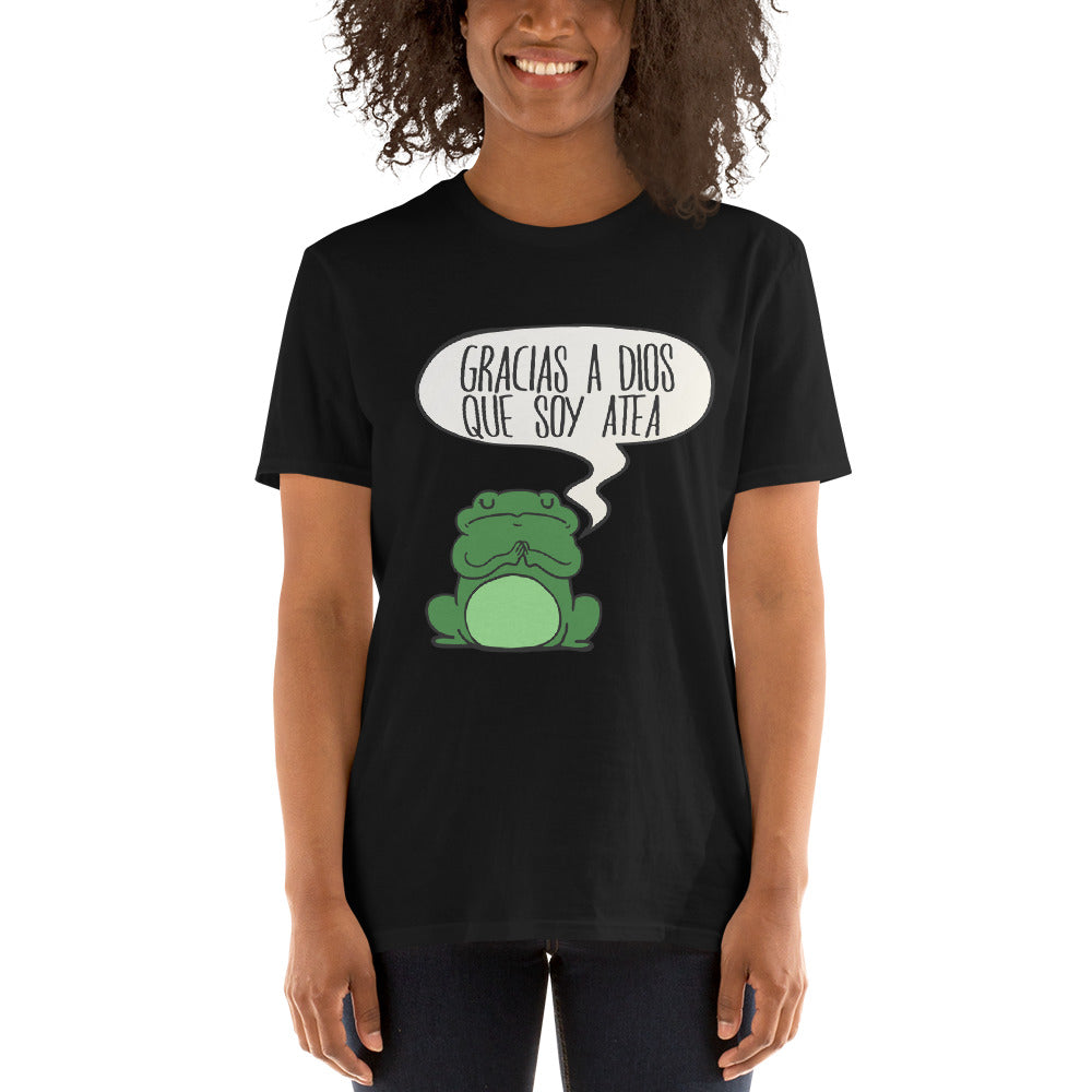 Camiseta - Gracias a Dios que Soy Ateo (Atea)