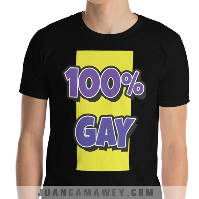 Camiseta Orgullo Gay - 100% Gay