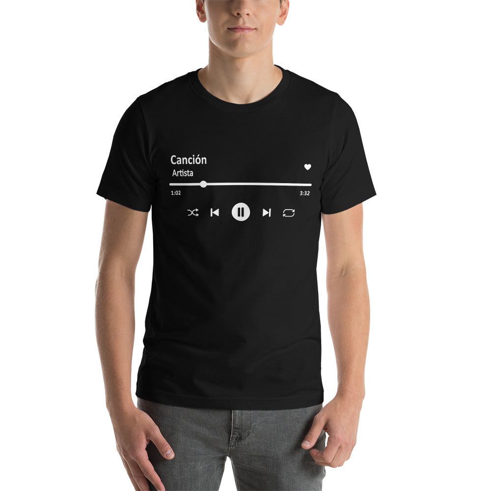 Camiseta Personalizada - Canción Favorita en Spotify