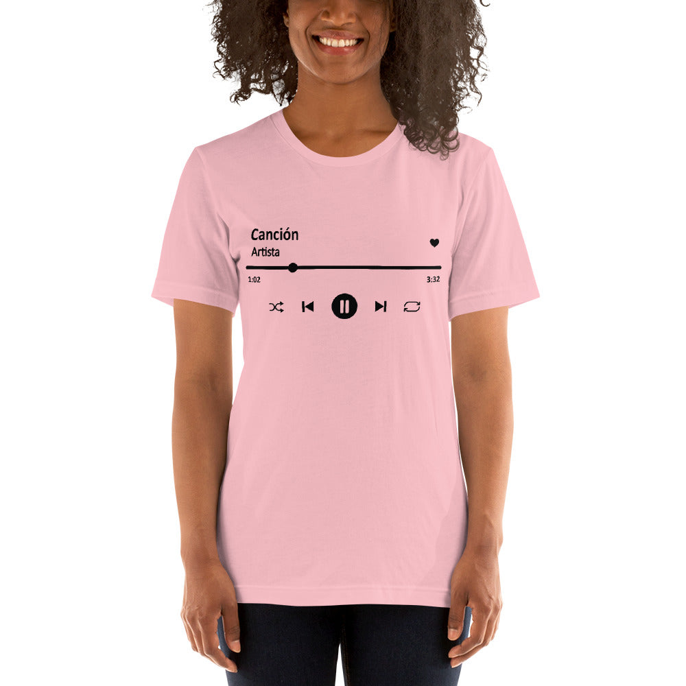 Camiseta Personalizada - Canción Favorita en Spotify