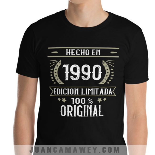 Camiseta Personalizada - Hecho en (Año de Nacimiento)
