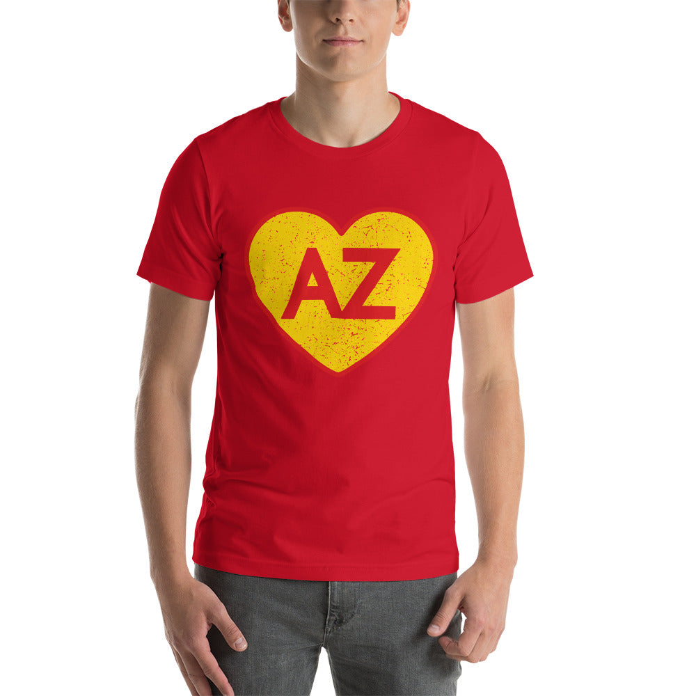 Camiseta Personalizada - Iniciales en Corazon Chapulin Colorado