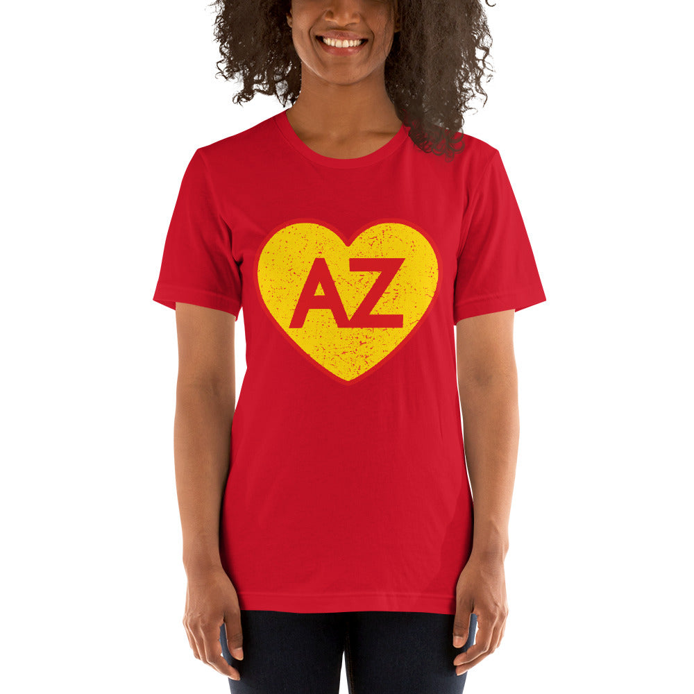 Camiseta Personalizada - Iniciales en Corazon Chapulin Colorado