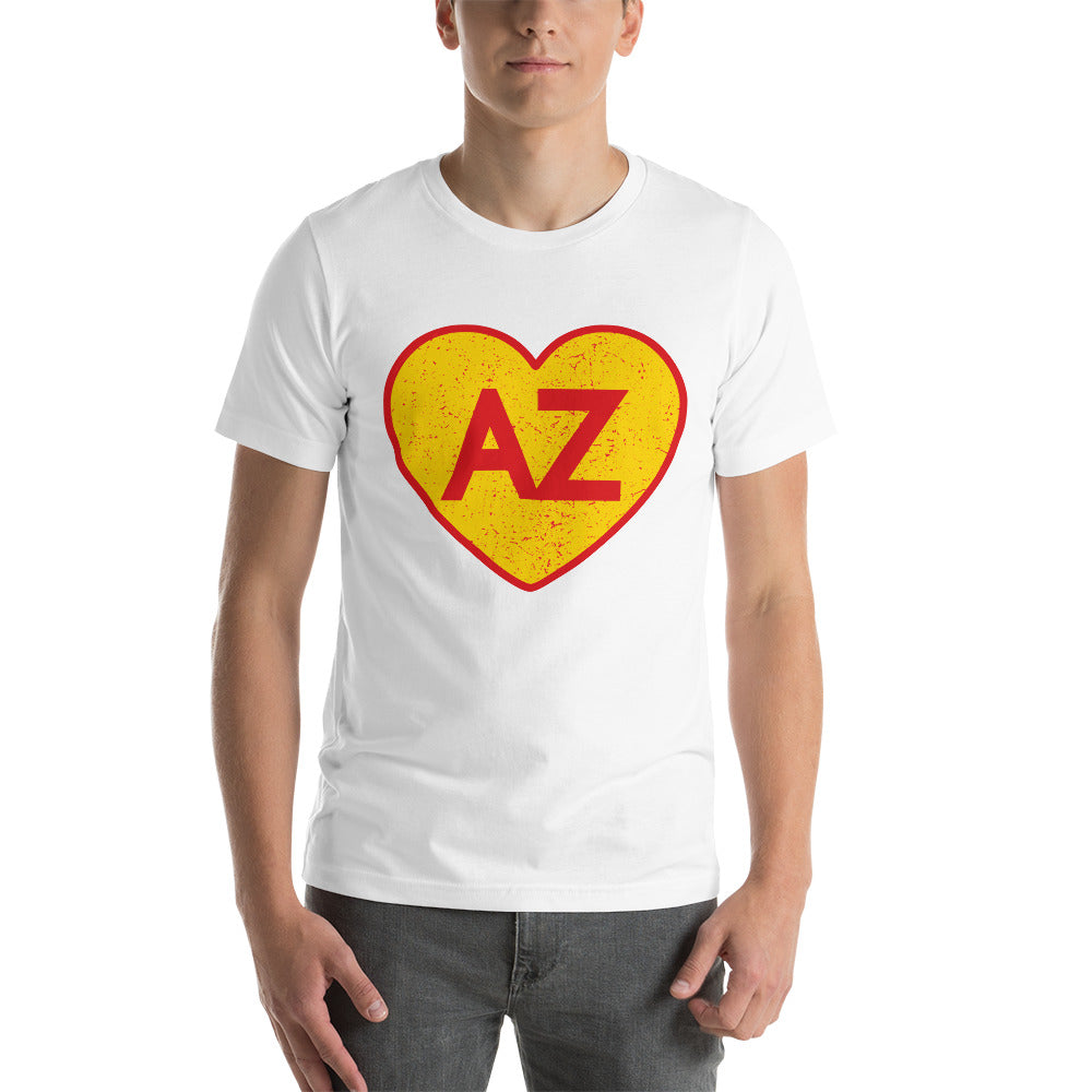 Camiseta Personalizada - Iniciales en Corazon Chapulin Colorado