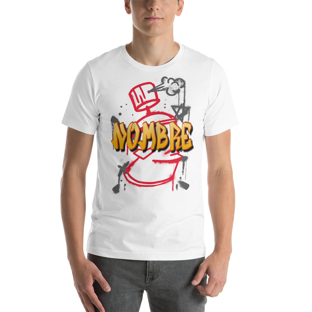 Camiseta Personalizada - Nombre en Grafiti