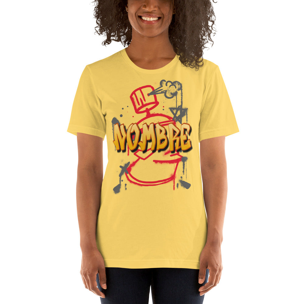 Camiseta Personalizada - Nombre en Grafiti