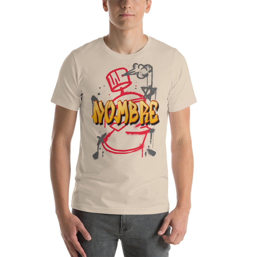Camiseta Personalizada - Nombre en Grafiti