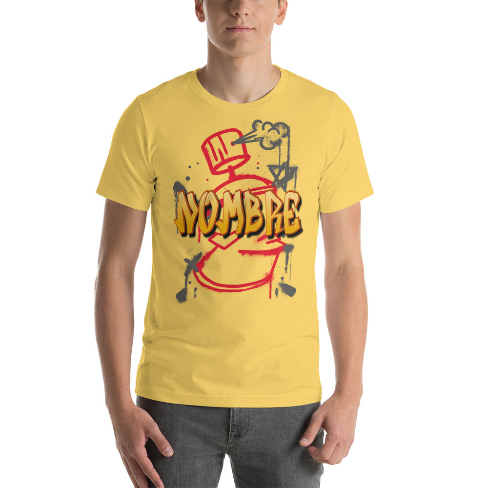 Camiseta Personalizada - Nombre en Grafiti