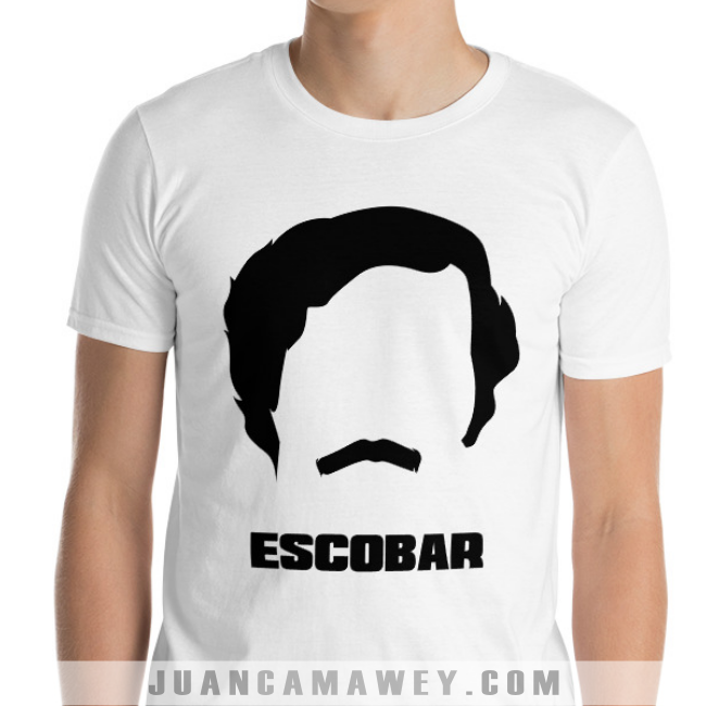Camiseta - Silueta del Narco Colombiano Pablo Escobar