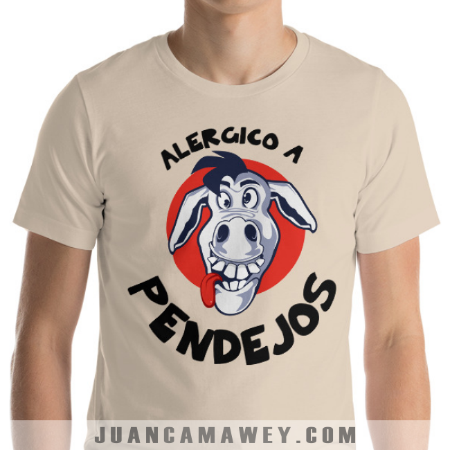 Camiseta - Soy Alérgico a los Pendejos