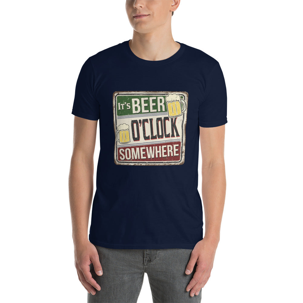 Camiseta en Inglés - It's Beer O'Clock Somewhere