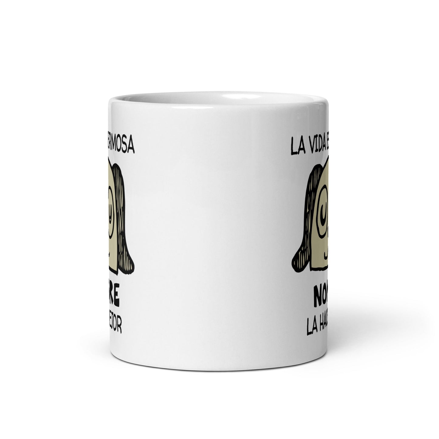Taza de Café Personalizada - La Vida es Hermosa. Mi PERRO la hace Mejor