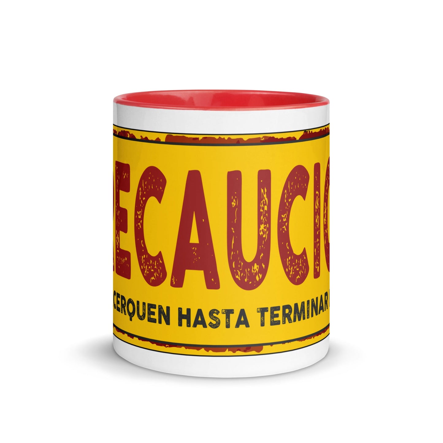 Taza de Café - Precaución, No se Acerquen Hasta Terminar el Cafe