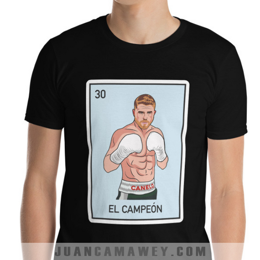 Camiseta - Canelo Álvarez Lotería Mexicana el Campeón