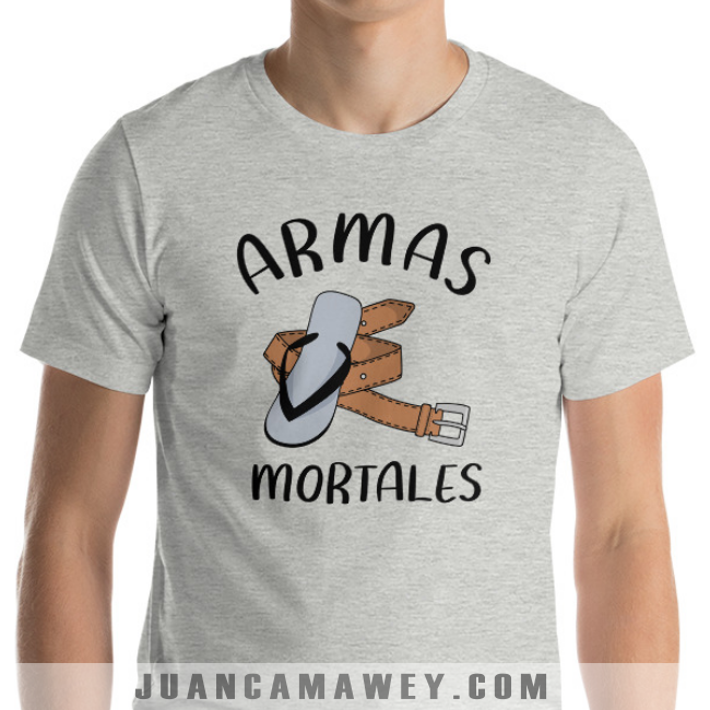 Camiseta Chancla Cinturón Armas Mortales