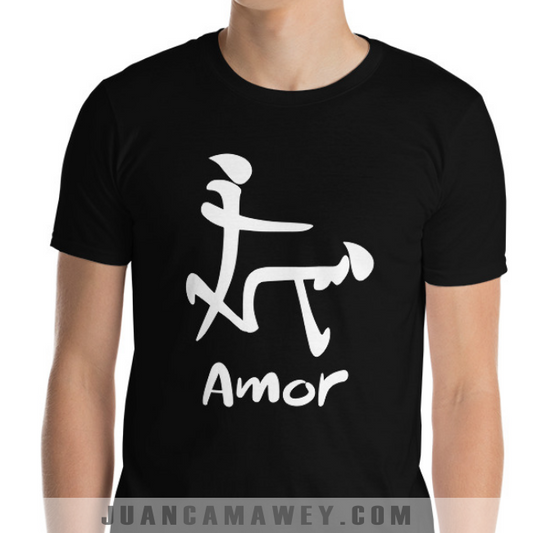 Camiseta - Parodia Sexual de Símbolo Chino = Amor