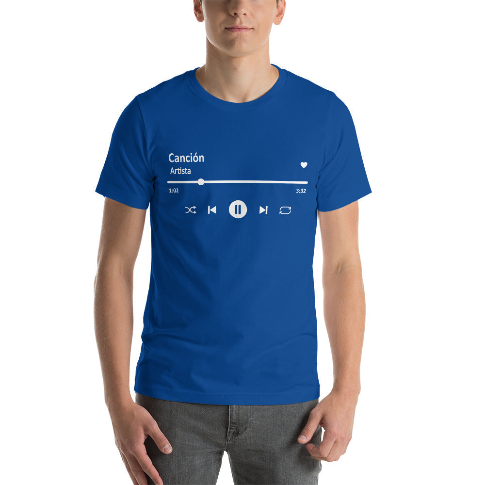 Camiseta Personalizada - Canción Favorita en Spotify