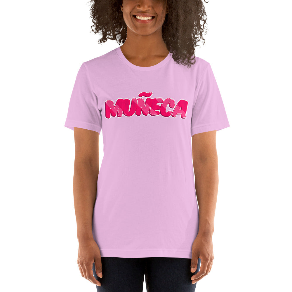 Camiseta Personalizada - Texto Bubble Gum con Nombre o Palabra Personalizada