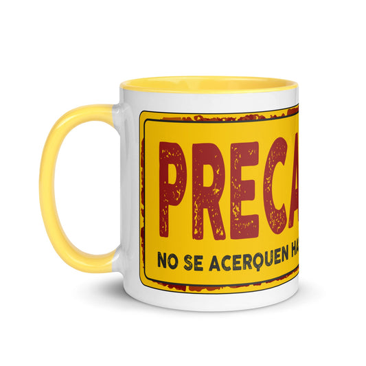 Taza de Café - Precaución, No se Acerquen Hasta Terminar el Cafe